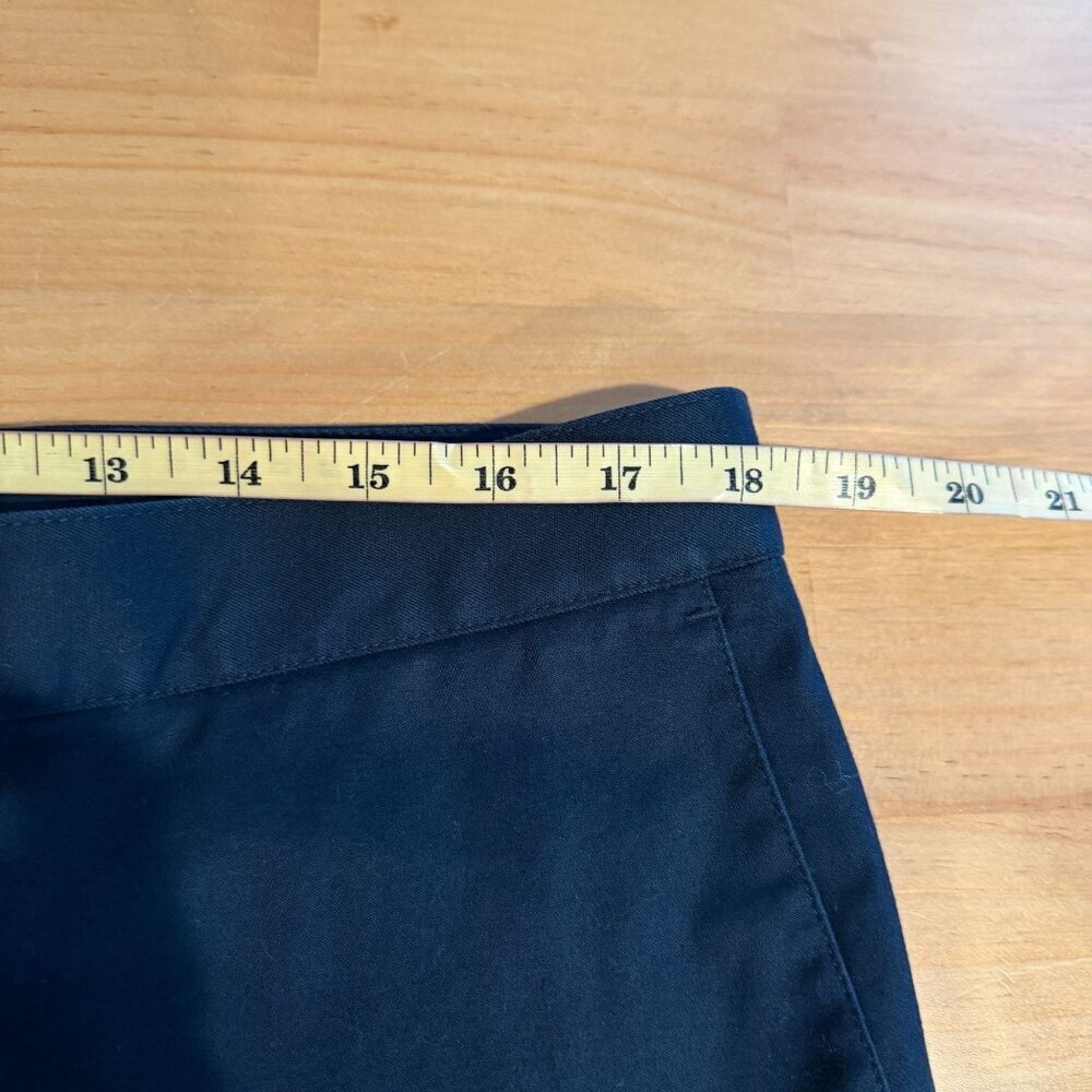 Brooks Brothers Womens Cotton Twill Blend Academia Corporate Trousers Sz 14 Navy - Picture 9 of 12